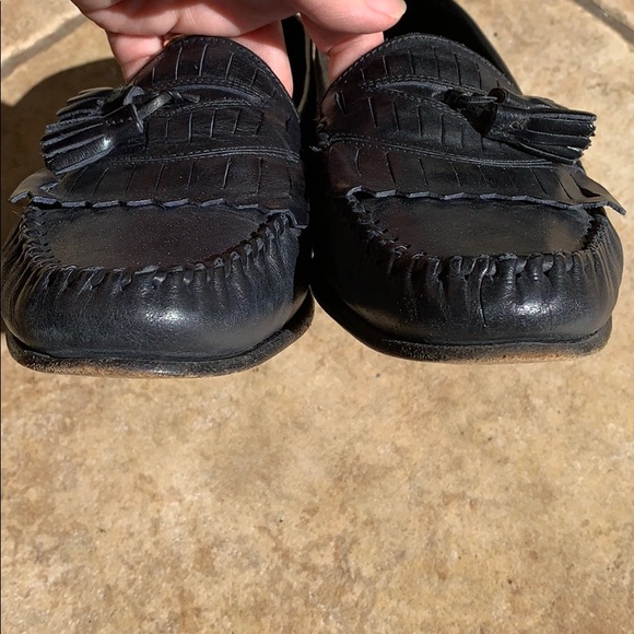 Bruno Magli Pisces Navy Blue Loafers - Picture 13 of 16